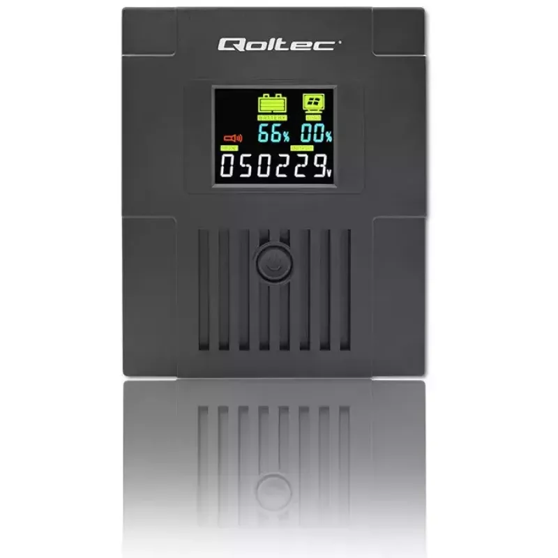 Keskeytymätön virransyöttö Qoltec 53771 2 kVA 1200 W 2 AC-lähtöä