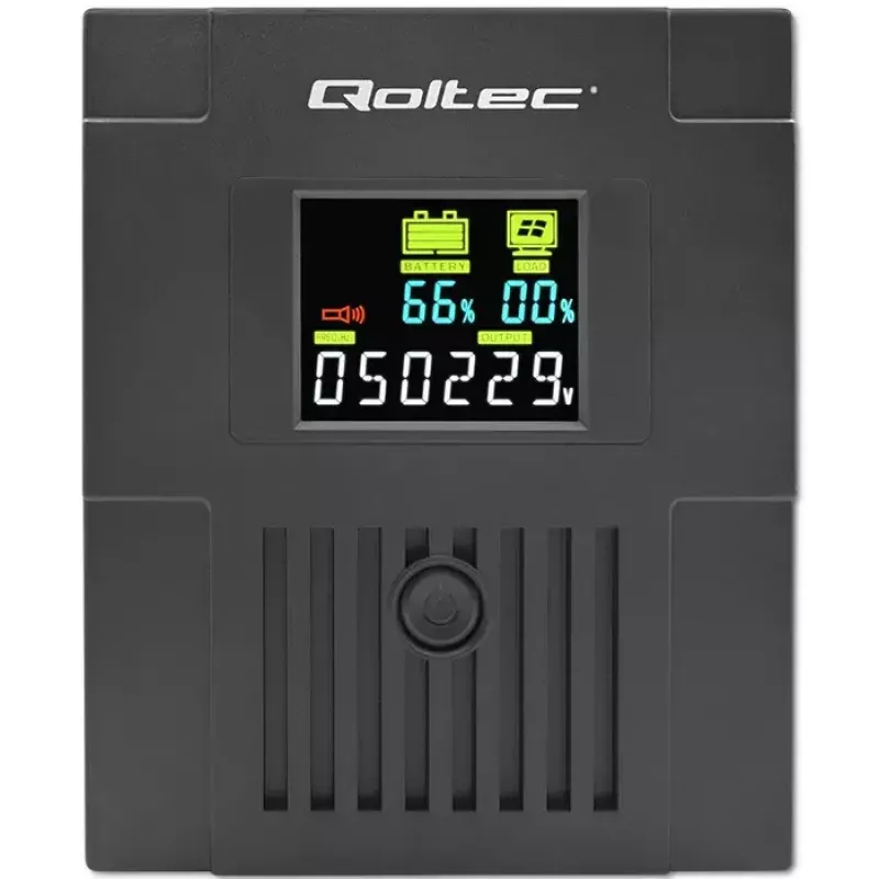 Keskeytymätön virransyöttö Qoltec 53771 2 kVA 1200 W 2 AC-lähtöä