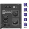 Keskeytymätön virransyöttö Qoltec 53771 2 kVA 1200 W 2 AC-lähtöä