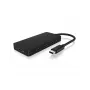 ICY BOX IB-HUB1429-CPD USB 3.2 Gen 2 (3.1 Gen 2) Type-C 10000 Mbit/s musta