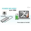 i-tec USB-C Metal Nano 2x Display -telakointiasema + Power Delivery 100 W
