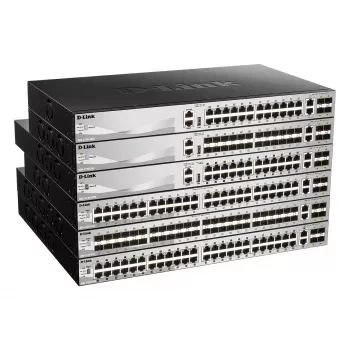 D-Link DGS-3130-30PS/E verkkokytkin hallittava L3 Gigabit Ethernet (10/100/1000) Power over Ethernet (PoE) harmaa