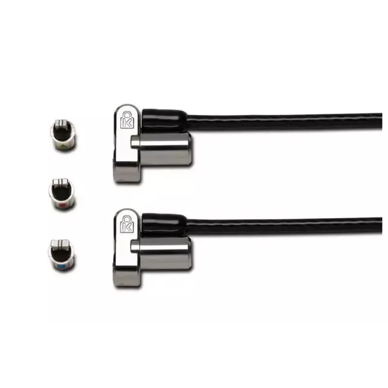Kensington Universal 3-in-1 Keyed Cable Lock Twin Lockheads -lukoilla