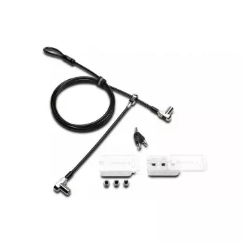 Kensington Universal 3-in-1 Keyed Cable Lock Twin Lockheads -lukoilla