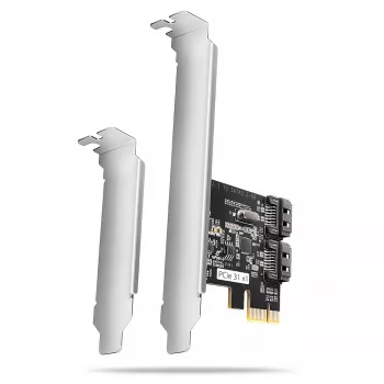 Sisäinen SATA-sovitin Axagon PCES-SJ2 PCIe 2 Gbit/s musta
