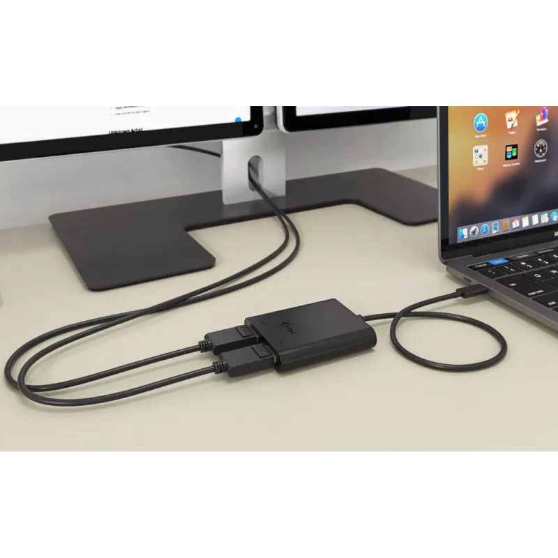 i-tec USB-C Dual 4K DisplayPort videosovitin