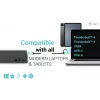 i-tec USB 3.0 / USB-C / Thunderbolt 3 Professional Dual 4K Display telakointiasema Generation 2 + Power Delivery 100W