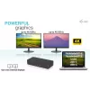 i-tec USB 3.0 / USB-C / Thunderbolt 3 Professional Dual 4K Display telakointiasema Generation 2 + Power Delivery 100W