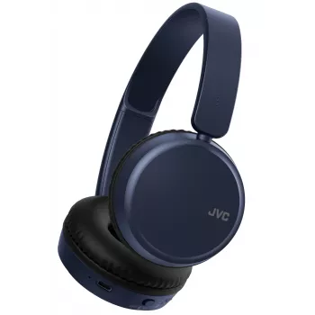 JVC HA-S36W-A-U langattomat kuulokkeet, Bluetooth, multipoint, 35 h toistoaika, sisäänrakennettu mikrofoni, USB-C, siniset