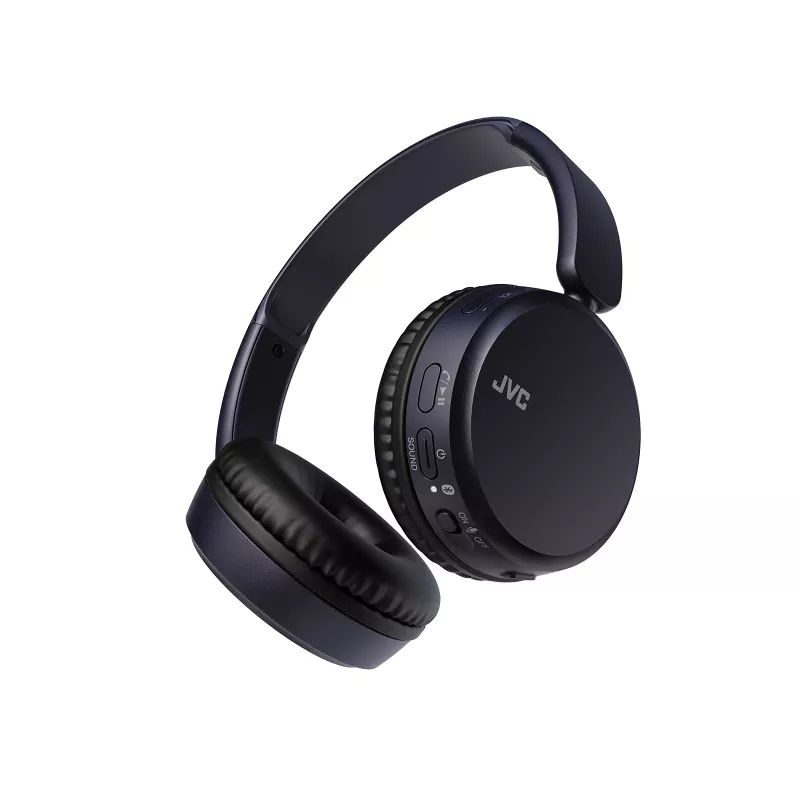 JVC HA-S36W-A-U langattomat kuulokkeet, Bluetooth, multipoint, 35 h toistoaika, sisäänrakennettu mikrofoni, USB-C, siniset