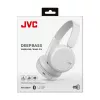 Kuulokkeet JVC Deep Bass Bluetooth On Ear valkoinen