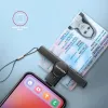 Axagon CRE-SMPC USB-C älykortin-/henkilökortinlukija PocketReader älykortinlukija sisäkäyttöön USB Type-C musta
