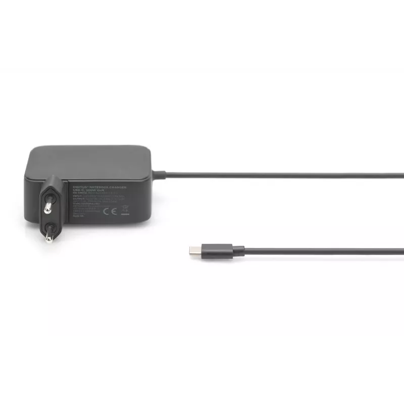 DIGITUS kannettavan tietokoneen laturi USB-C-virtalähde 100W PD 3.0
