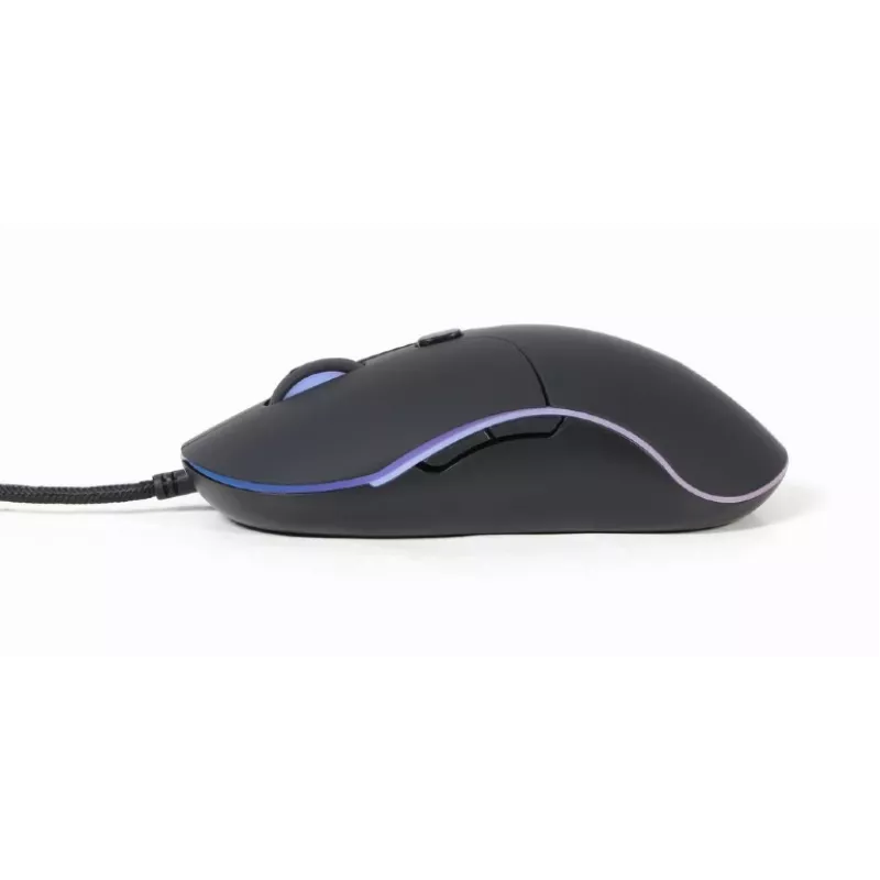 Gembird MUS-UL-02 valaistu USB-hiiri, 6 painiketta, musta