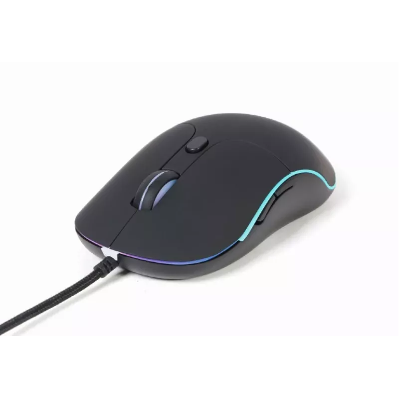 Gembird MUS-UL-02 valaistu USB-hiiri, 6 painiketta, musta