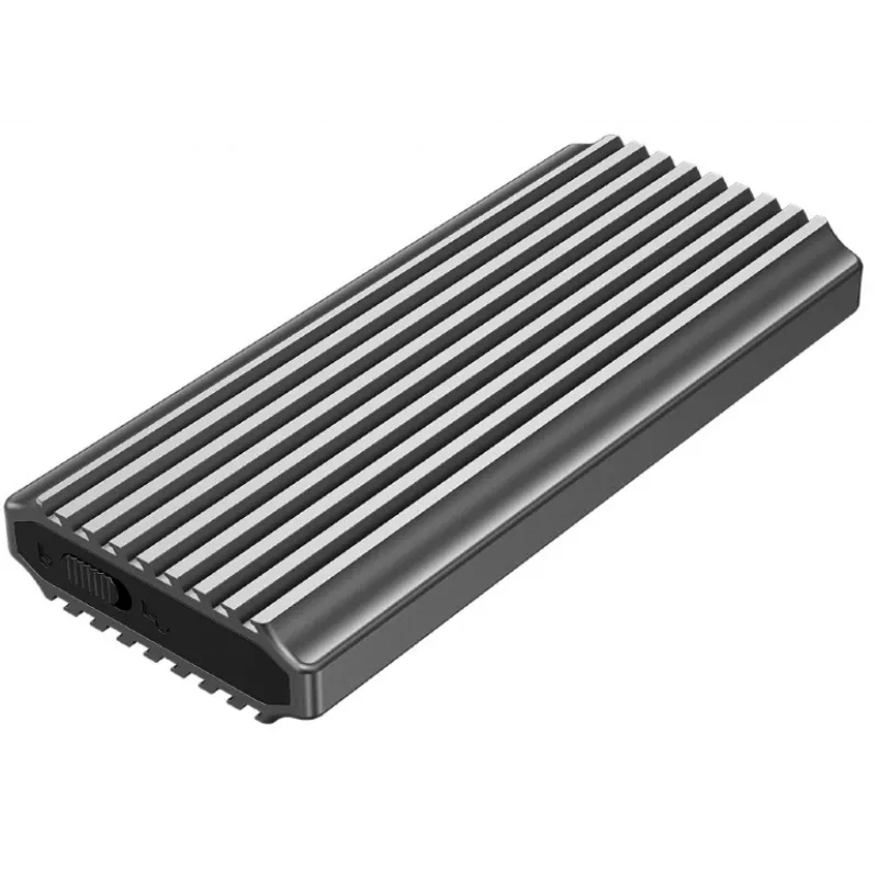 GEMBIRD EE2280-U3C-03 M.2 NVMe/SATA SSD -kotelo, USB 3.1 Gen 2 (10 Gbit/s), USB Type-C, RGB, alumiini