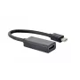 Mini DisplayPort - HDMI -kaapeli Gembird A-MDPM-HDMIF4K-01 0,15 m, 4K, musta
