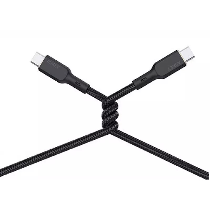 USB-kaapeli AUKEY CB-KCC102 1,8 m USB-C musta 0,48 Gbit/s