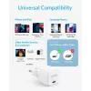 Laturi Anker PowerPort III Universal White AC-pikalataus sisäkäyttöön