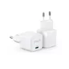 Laturi Anker PowerPort III Universal White AC-pikalataus sisäkäyttöön