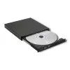 Ulkoinen DVD-RW-asema Qoltec 51858, USB 2.0 & eSATA, tarjotinlataus, musta, 24x CD / 8x DVD