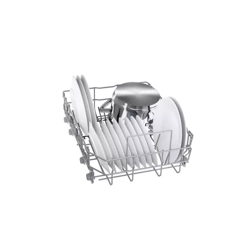 Kalusteisiin asennettava astianpesukone Bosch Serie 2 SPV2HMX42E 45 cm ohut, 10 astiastoa, 46 dB, energiatehokkuusluokka E