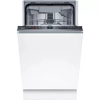 Kalusteisiin asennettava astianpesukone Bosch Serie 2 SPV2HMX42E 45 cm ohut, 10 astiastoa, 46 dB, energiatehokkuusluokka E
