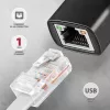 Axagon ADE-AR USB-A 3.2 Gen 1 - Gigabit Ethernet -sovitin, Realtek 8153