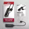 Axagon ADE-AR USB-A 3.2 Gen 1 - Gigabit Ethernet -sovitin, Realtek 8153