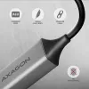 Axagon ADE-TXCA USB-C + USB-A 3.2 Gen 1 - Gigabit Ethernet -sovitin, Asix AX88179