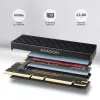 Axagon PCEM2-XS PCIe x16 - M.2 NVMe M-Key-sovitin, passiivisella alumiinijäähdytyselementillä