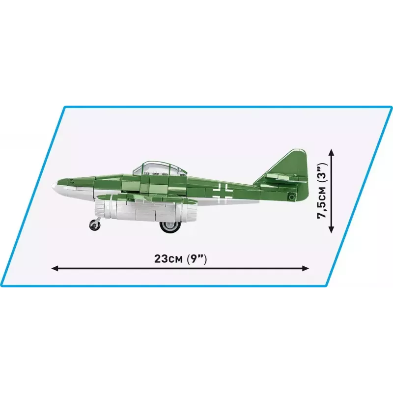 Rakennussarja Cobi Messerschmitt Me 262 mallisarja 500 osaa