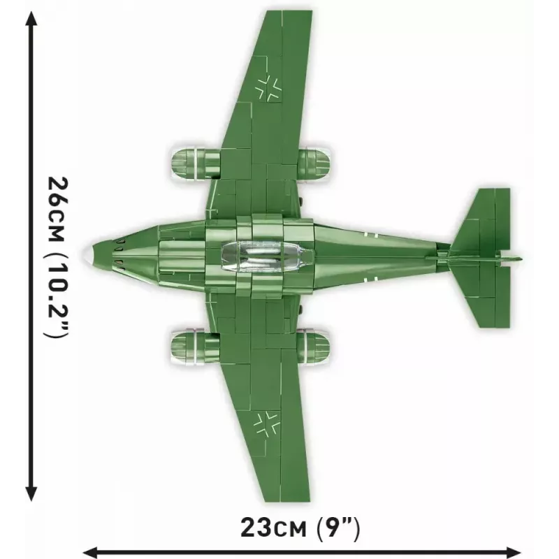 Rakennussarja Cobi Messerschmitt Me 262 mallisarja 500 osaa