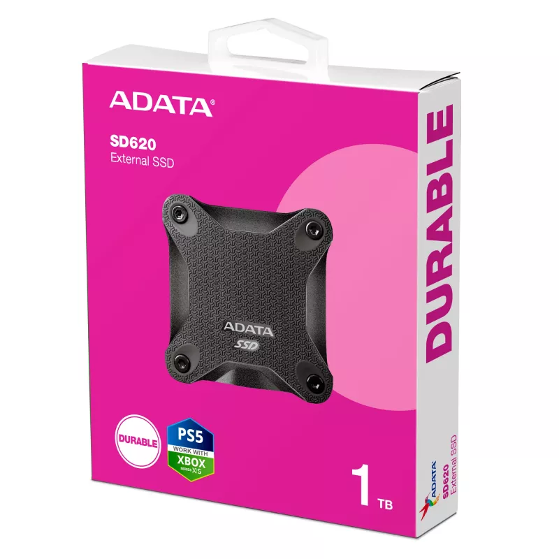 ADATA SD620 1 TB Micro-USB B 3.2 Gen 2 (3.1 Gen 2) musta