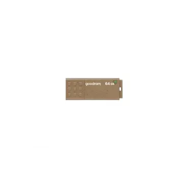 USB-muistitikku GOODRAM UME3 64 GB, USB Type-A 3.2 Gen 1, luku 60 MB/s, kirjoitus 20 MB/s, ruskea
