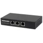 Intellinet 2-porttinen Gigabit High-Power PoE+ -jatko toistin, IEEE 802.3at/af Power over Ethernet (PoE+/PoE), metalli