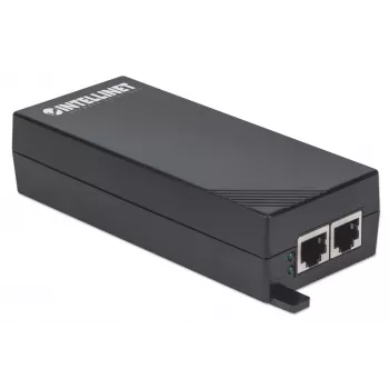 Intellinet Gigabit High-Power PoE+ -injektori, 1 x 30 W portti, IEEE 802.3at/af-yhteensopiva, muovikotelo