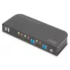 DIGITUS KVM-kytkin - 2x1 HDMI, HDMI Out, USB, 4Kx2K@60Hz
