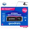 Goodram PX700 SSD SSDPR-PX700-04T-80 sisäinen SSD-asema 4 TB M.2 PCI Express 4.0 NVMe 3D NAND