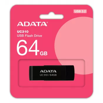 ADATA UC310 USB-muistitikku 64 GB USB Type-A 3.2 Gen 1 (3.1 Gen 1) musta