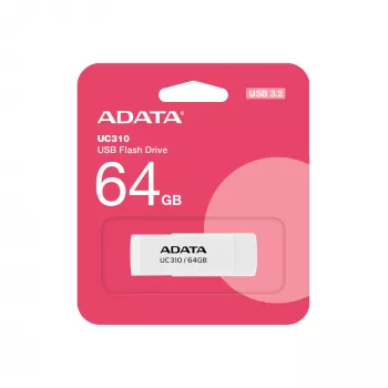ADATA UC310 USB-muistitikku 64 GB USB Type-A 3.2 Gen 1 (3.1 Gen 1) valkoinen