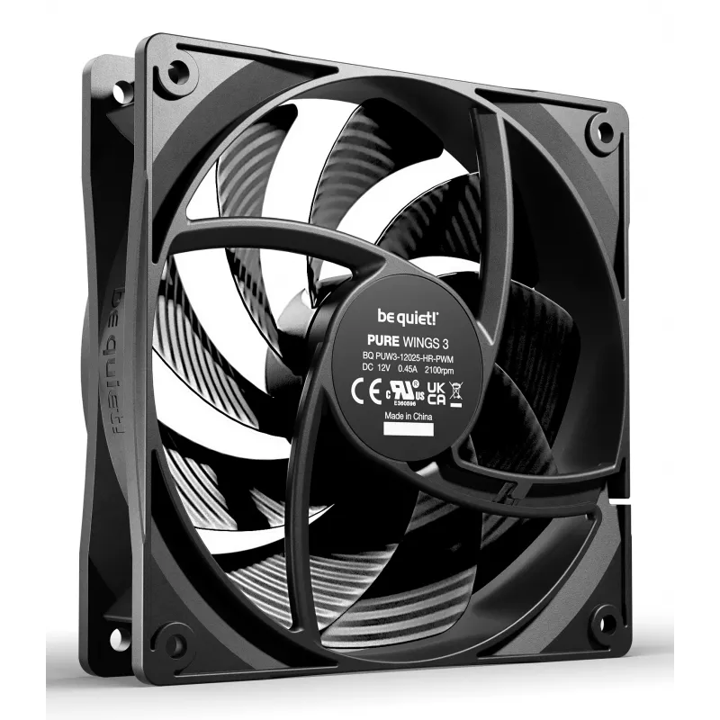 be quiet! Pure Wings 3 120mm PWM High-Speed kotelotuuletin 12 cm musta 1 kpl