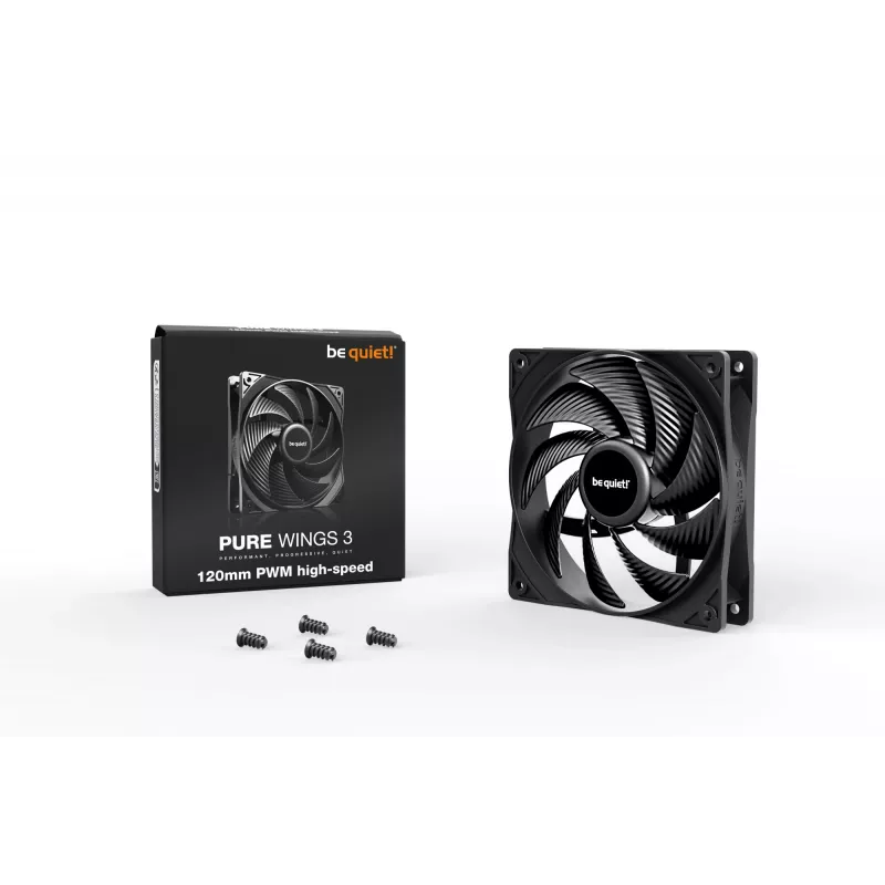 be quiet! Pure Wings 3 120mm PWM High-Speed kotelotuuletin 12 cm musta 1 kpl