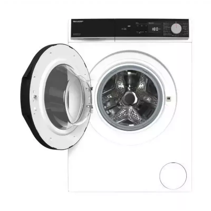Pesukone Sharp ES-NFA910BW1NA-PL, edestä täytettävä, 9 kg, energiatehokkuusluokka A