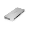 Zyxel XGS1010-12-ZZ0102F verkkokytkin hallitsematon Gigabit Ethernet (10/100/1000) harmaa