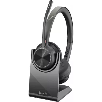 HP Poly Voyager 4320 UC stereo USB-A kuulokemikrofoni +BT700 USB-A adapteri +latausteline