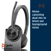 HP Poly Voyager 4320 UC stereo USB-A kuulokemikrofoni +BT700 USB-A adapteri +latausteline