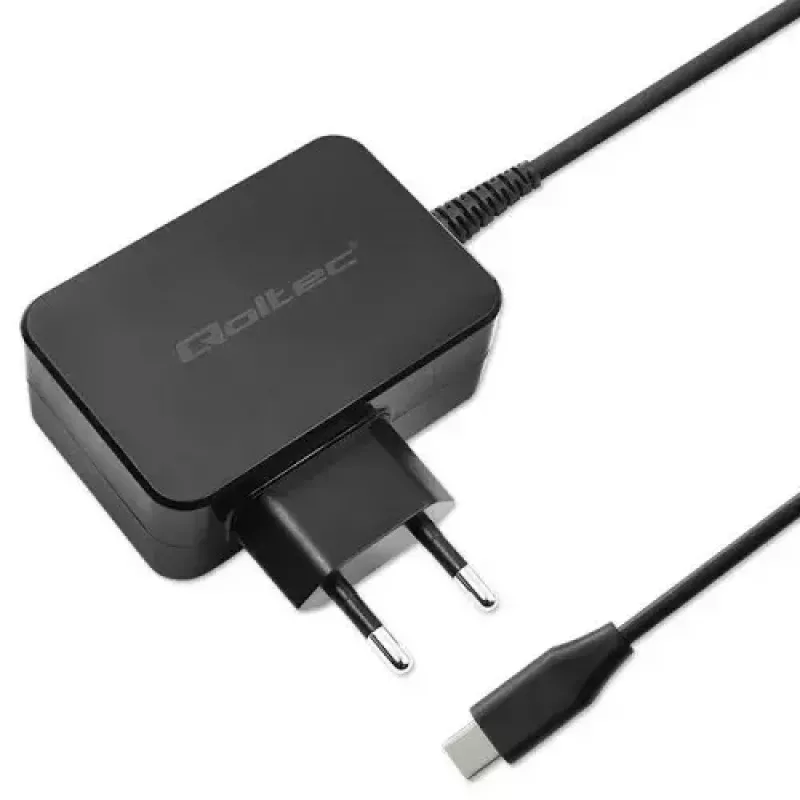Laturi Qoltec 52385 sisäkäyttöön AC-pikalataus 20V 3A musta