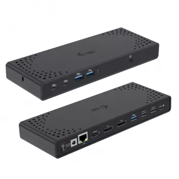 i-tec USB-C Triple Display -telakointiasema Gen 2 Power Delivery 100W johdollinen 3.2