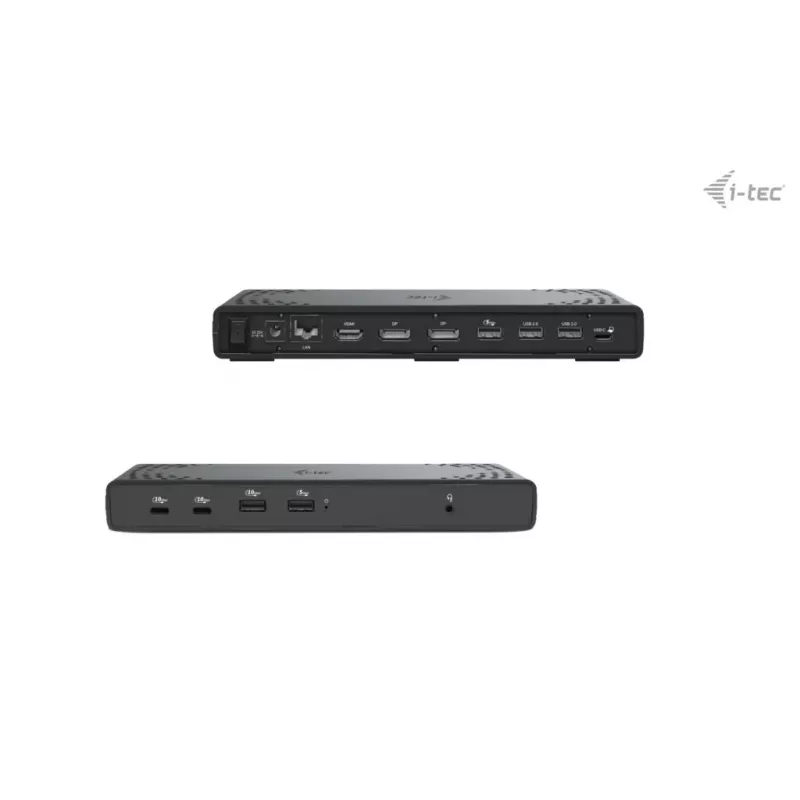 i-tec USB-C Triple Display -telakointiasema Gen 2 Power Delivery 100W johdollinen 3.2